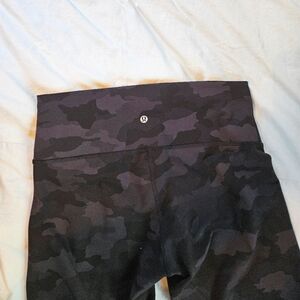 Lululemon align biker shorts camo